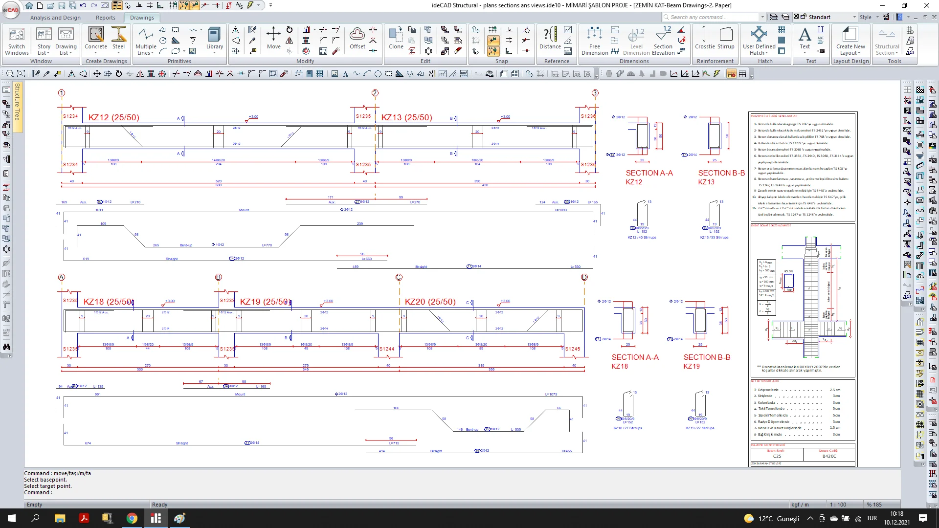 Perincian Rebar dengan ideCAD