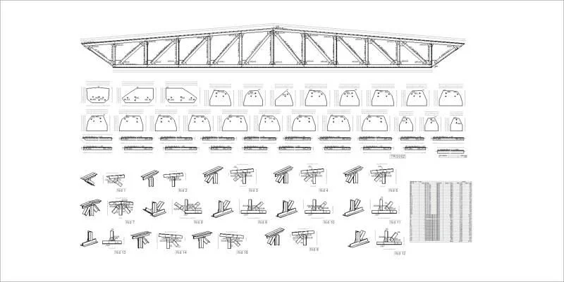 Detallado de acero para dibujo de armadura