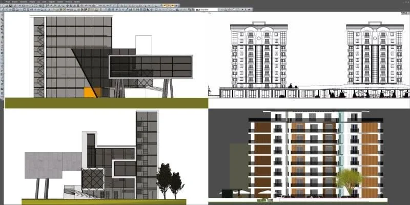 Lukisan Seni Bina dengan ideCAD